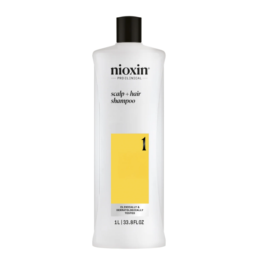 Nioxin 1 - Scalp + Hair Shampoo - Hair Thickening for Natural / Untreated Hair