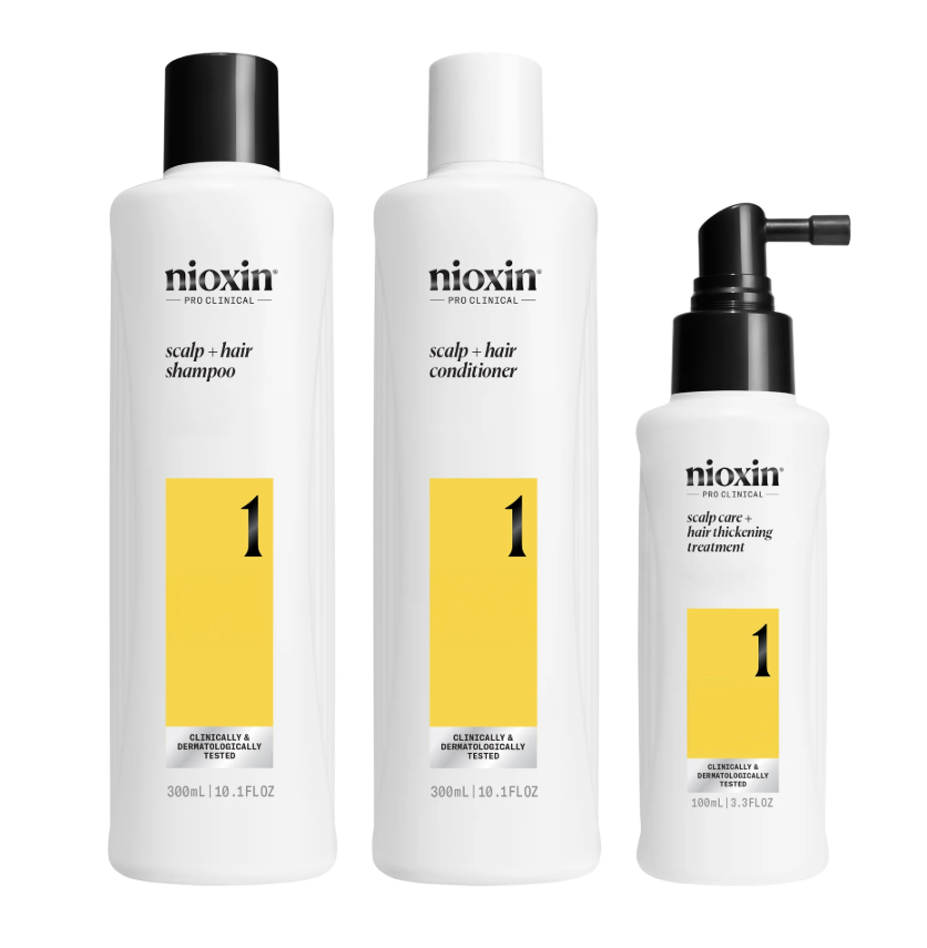 Nioxin System 1 Shampoo/Conditioner kit - Natural Hair Light Thinning