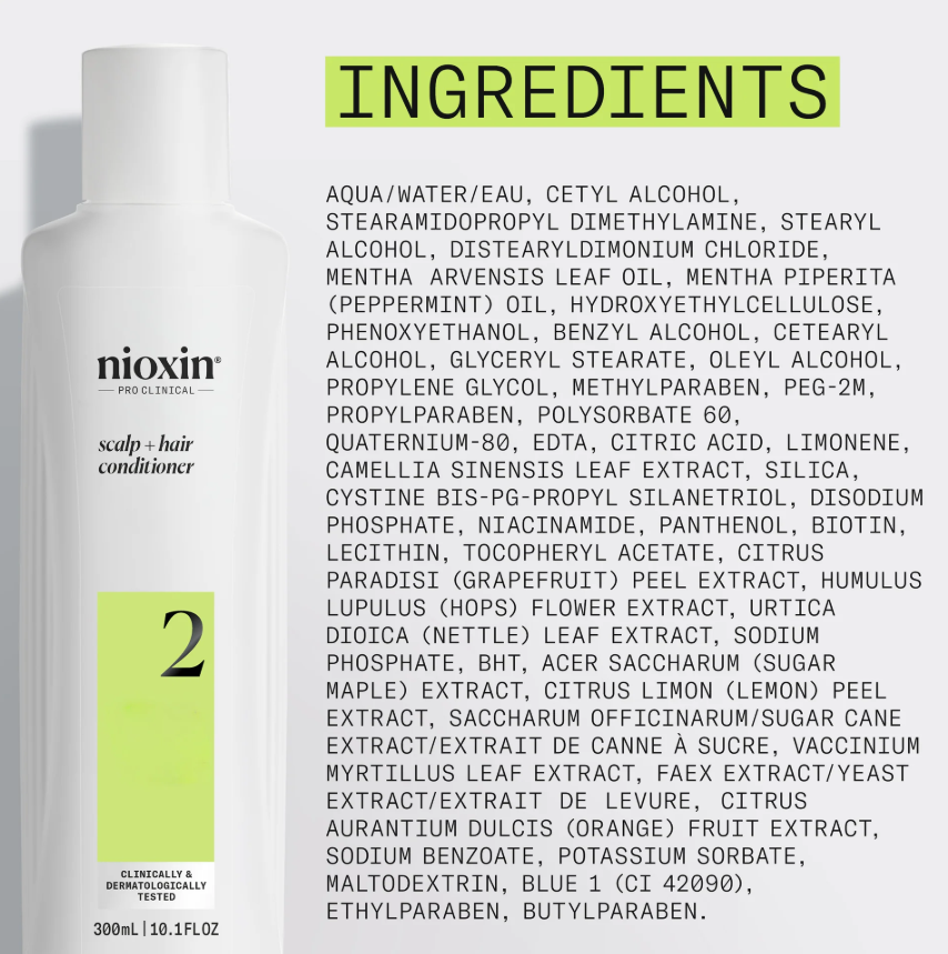 Nioxin System 2 Shampoo/Conditioner Kit