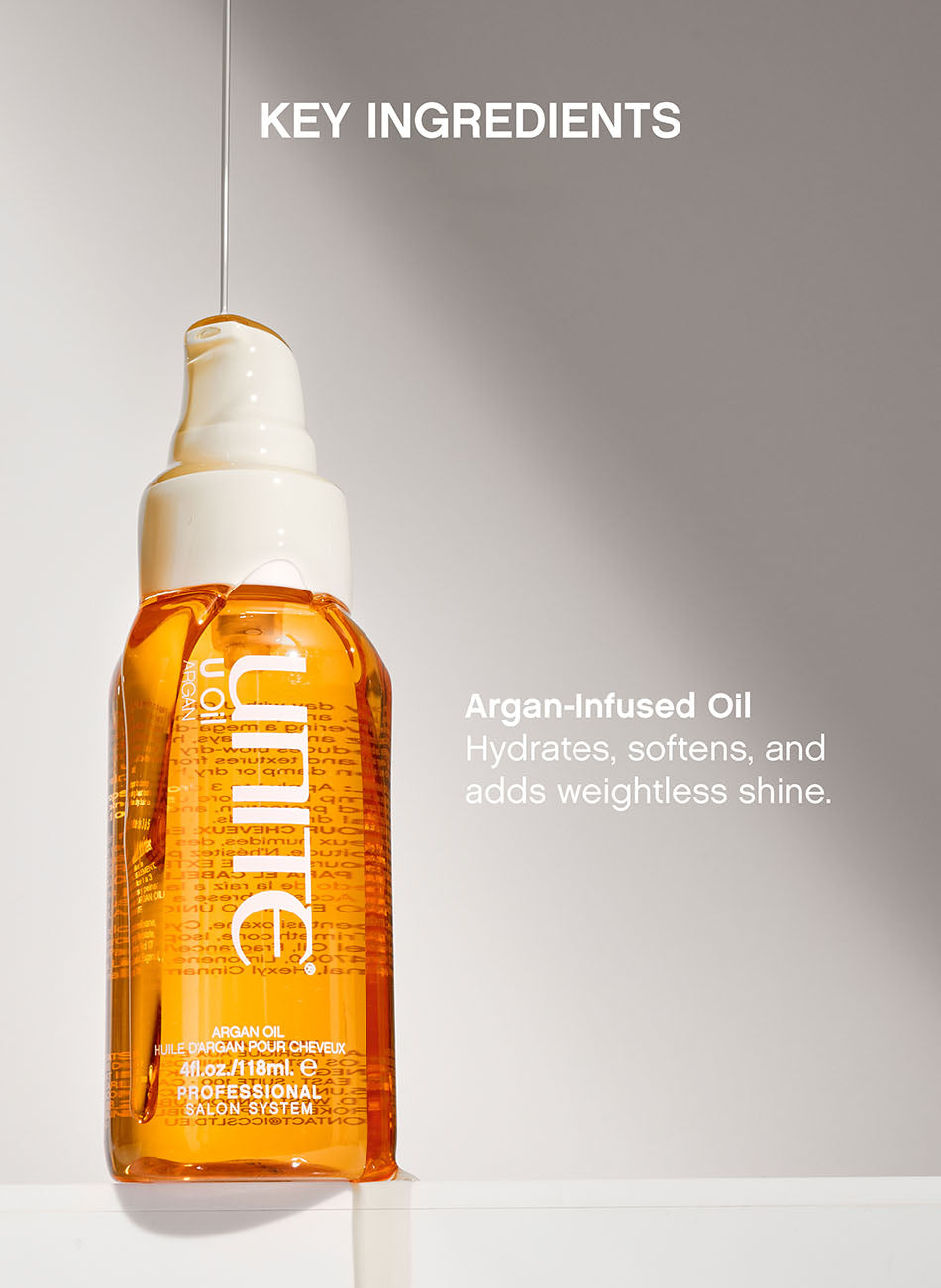 Unite U Oil Argan Oil - key ingredient, argan-infused oil