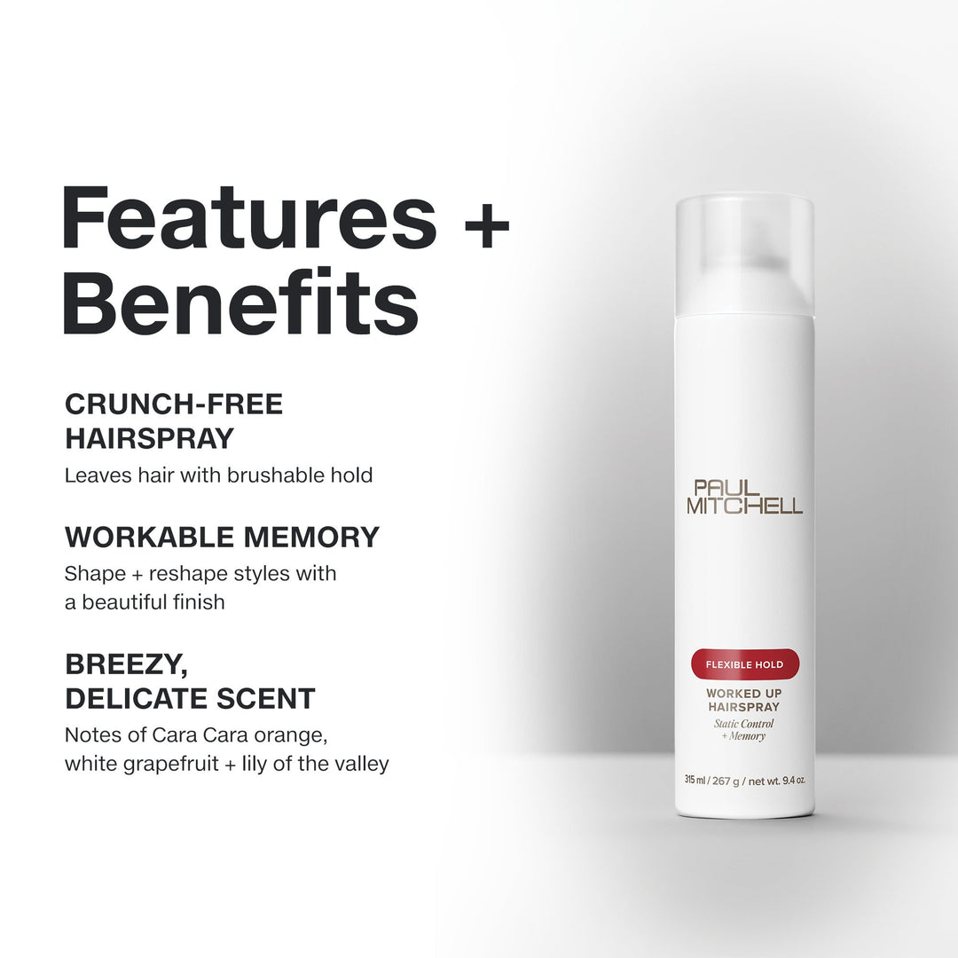 Paul Mitchell Worked Up Hairspray - features and benefits