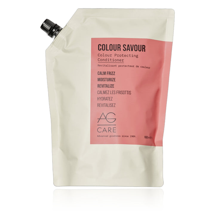 AG Colour Savour Colour Protecting Conditioner 33.8 oz (1000 ml) refill pouch