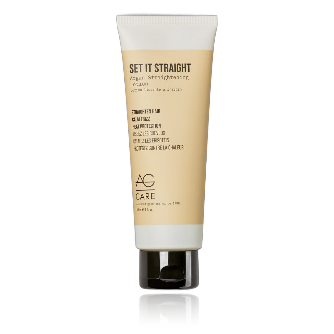 AG Set It Straight Argan Straightening Lotion 5 oz (148 ml)