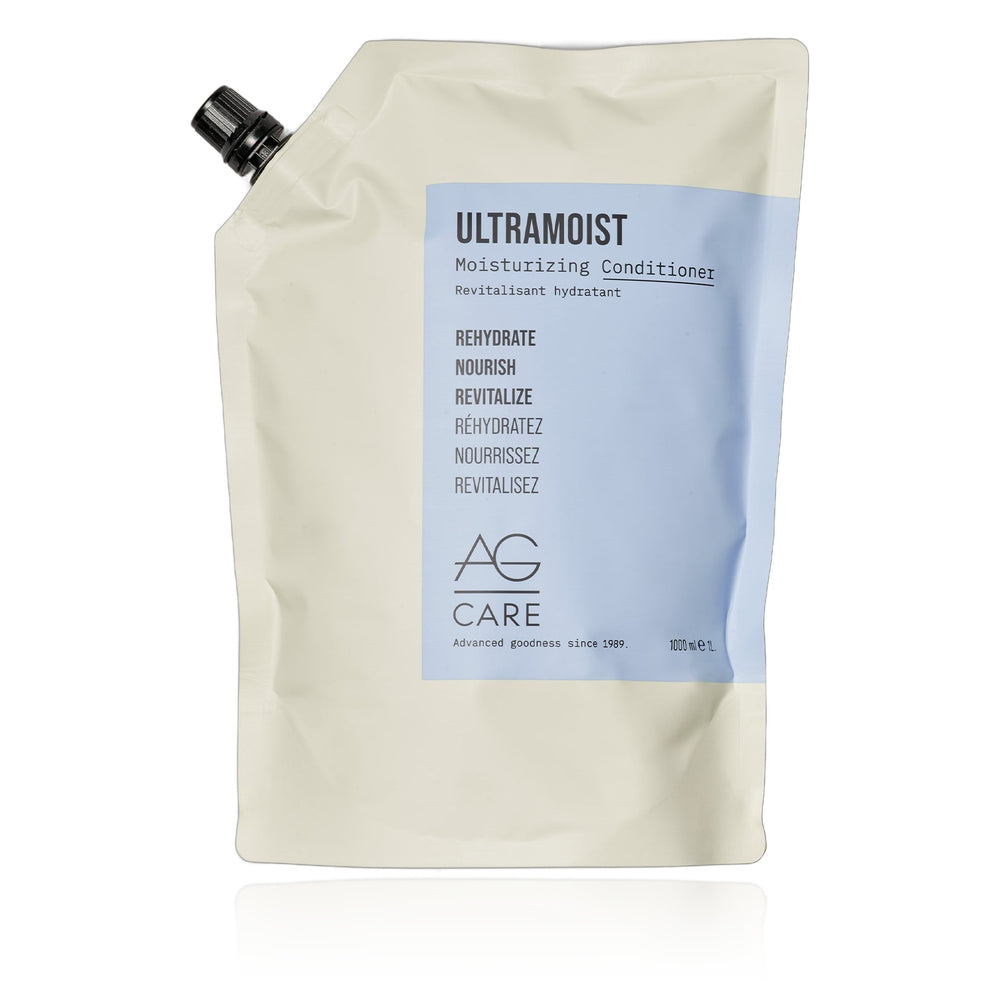 AG Ultramoist Moisturizing Conditioner 33.8 oz (1000 ml) refill pouch