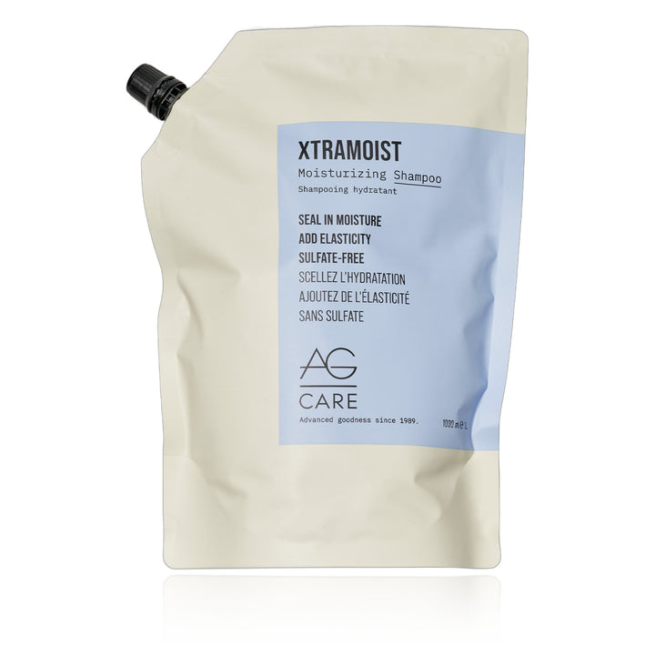 AG Xtramoist Moisturizing Shampoo 33.8 oz (1000 ml) refill pouch