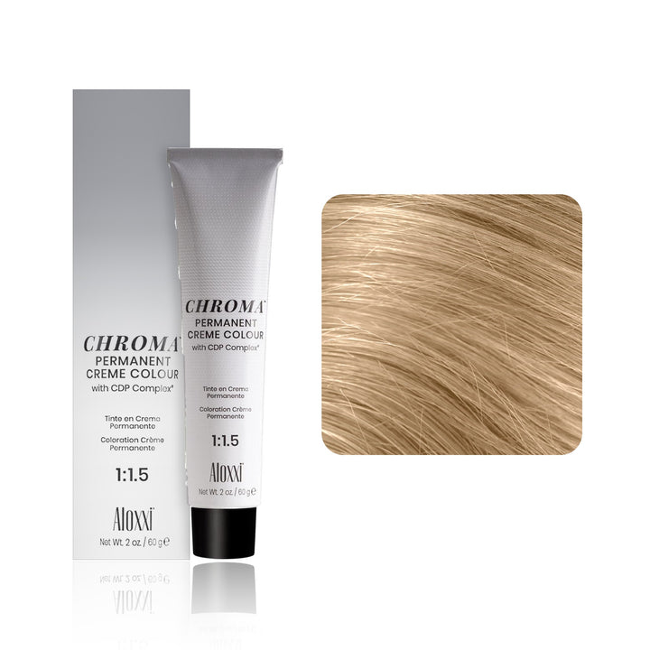 Aloxxi Chroma Permanent Creme Colour 10N (Lightest Blonde Natural)