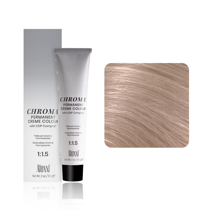 Aloxxi Chroma Permanent Creme Colour 10P (Lightest Blonde Pearl)