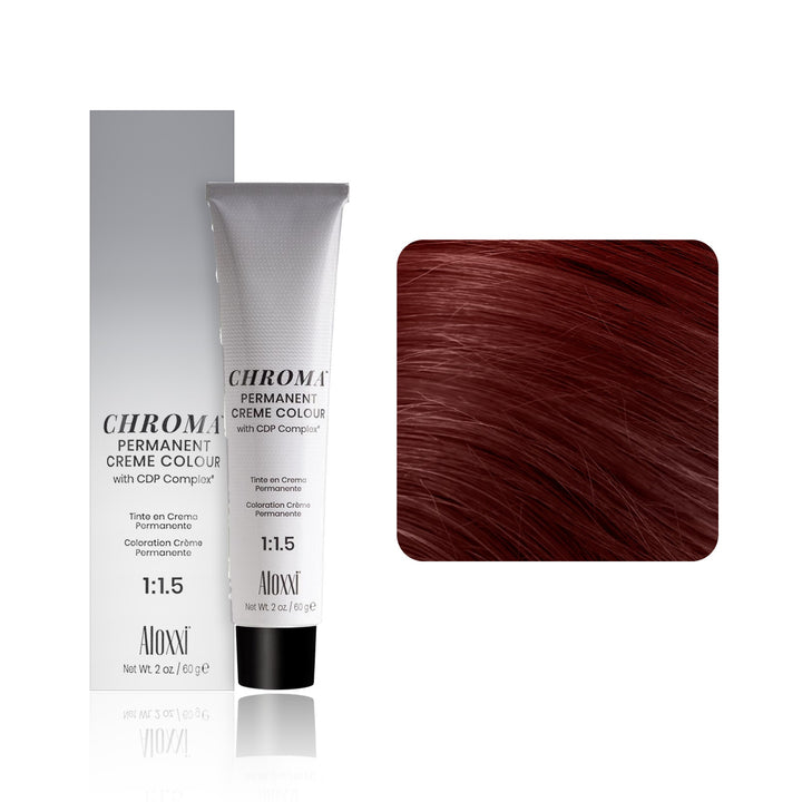 Aloxxi Chroma Permanent Creme Colour 5R (Light Brown Red)