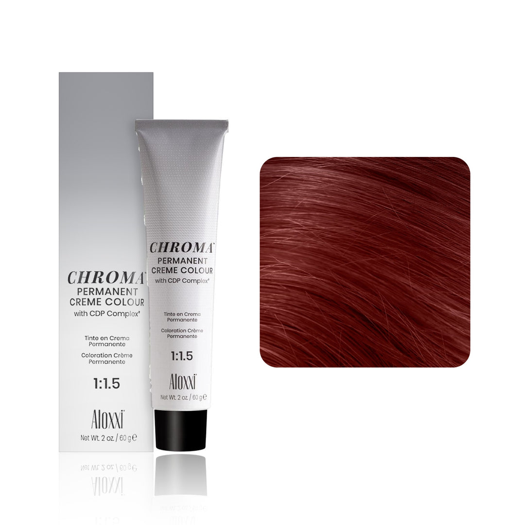 Aloxxi Chroma Permanent Creme Colour 6RK (Dark Blonde Red Copper)