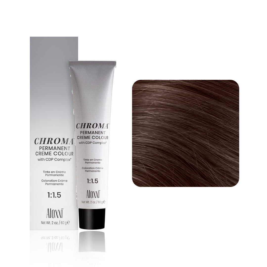 Aloxxi Chroma Permanent Creme Colour 7A (Medium Blonde Ash)