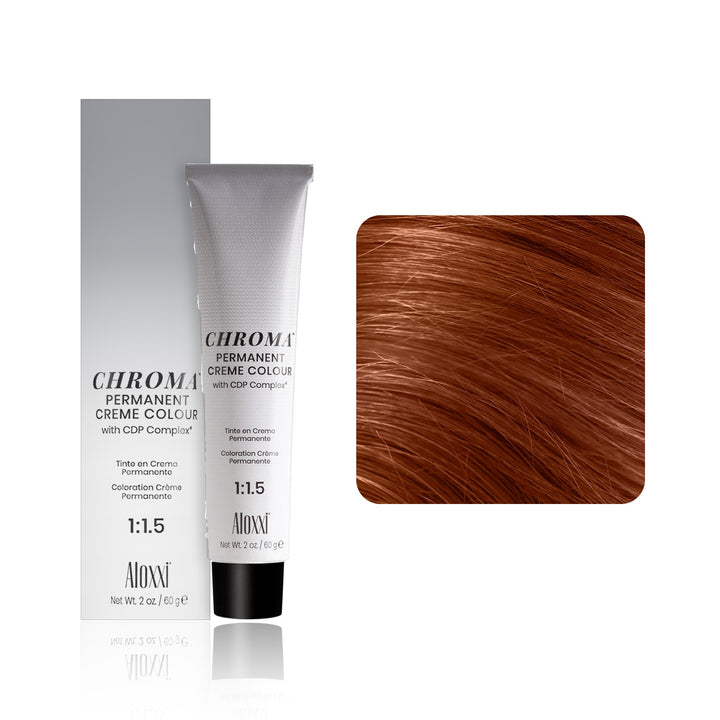 Aloxxi Chroma Permanent Creme Colour 7K / 7C (Medium Blonde Copper)