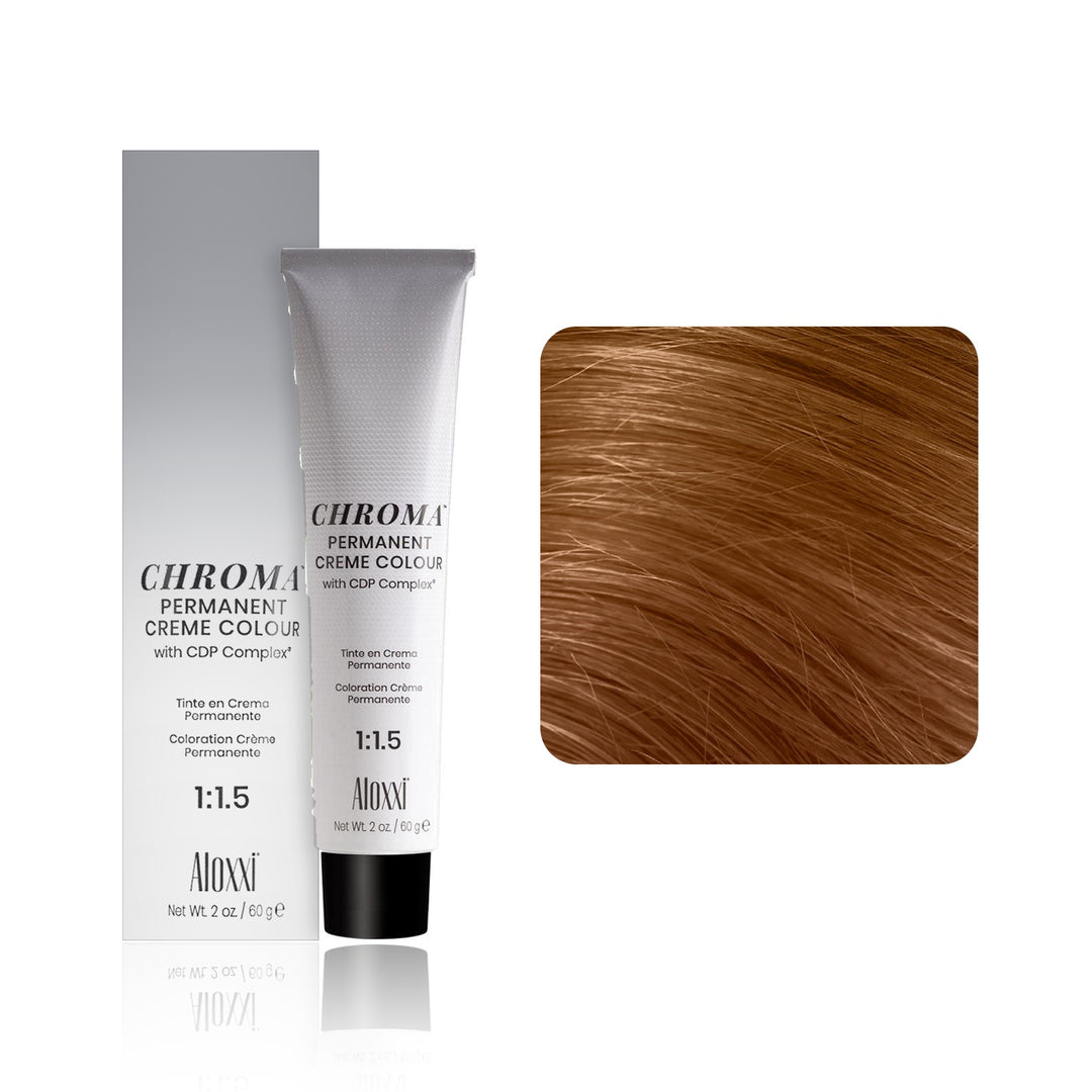 Aloxxi Chroma Permanent Creme Colour 8G (Light Blonde Gold)