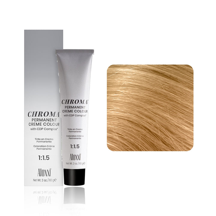 Aloxxi Chroma Permanent Creme Colour 9NT (Very Light Blonde Natural Tan)