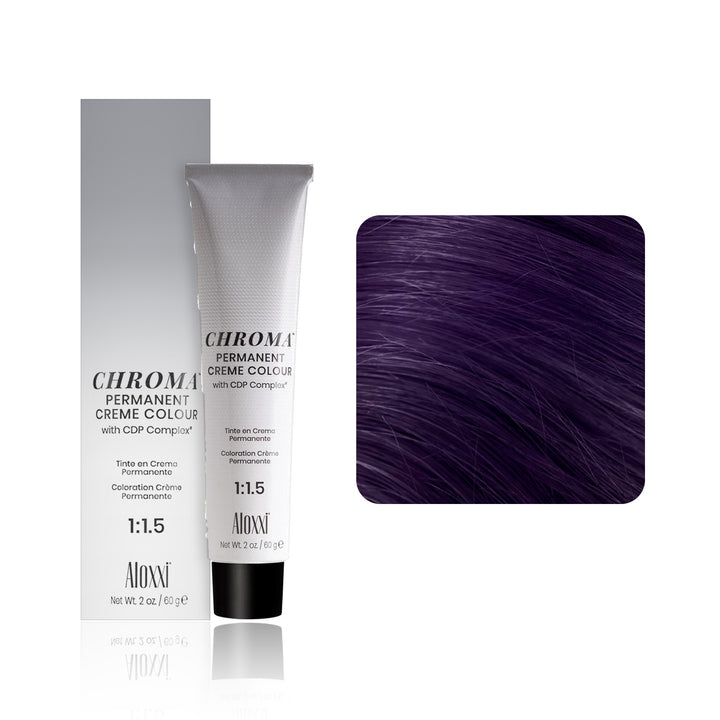 Aloxxi Chroma Permanent Creme Colour V (Violet Gem)