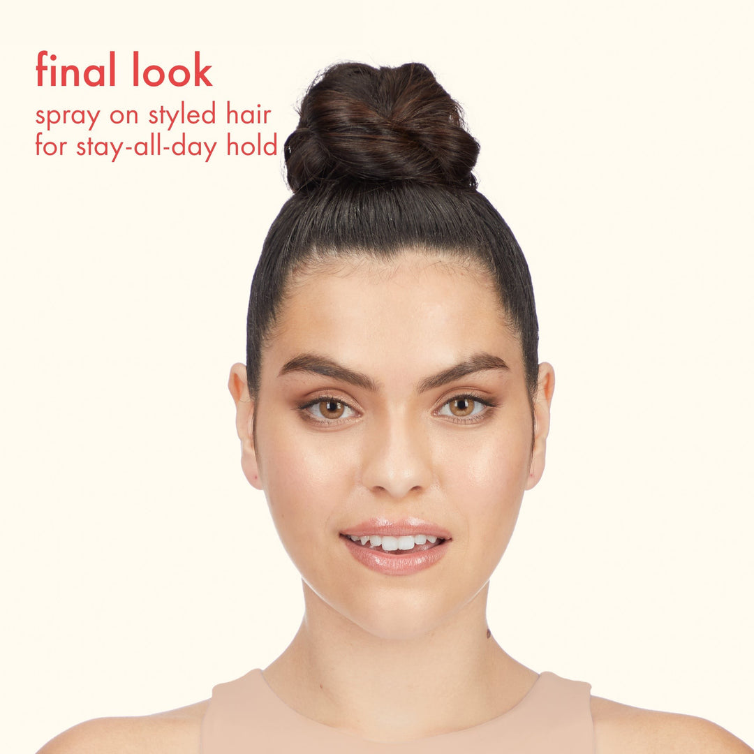 Amika Headstrong Intense Hold Hairspray - final look, front