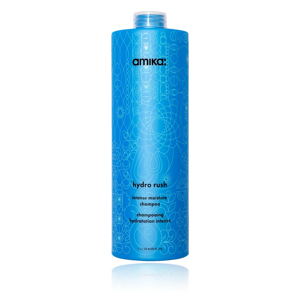 Amika Hydro Rush Intense Moisture Shampoo 33.8 oz (1000 ml)