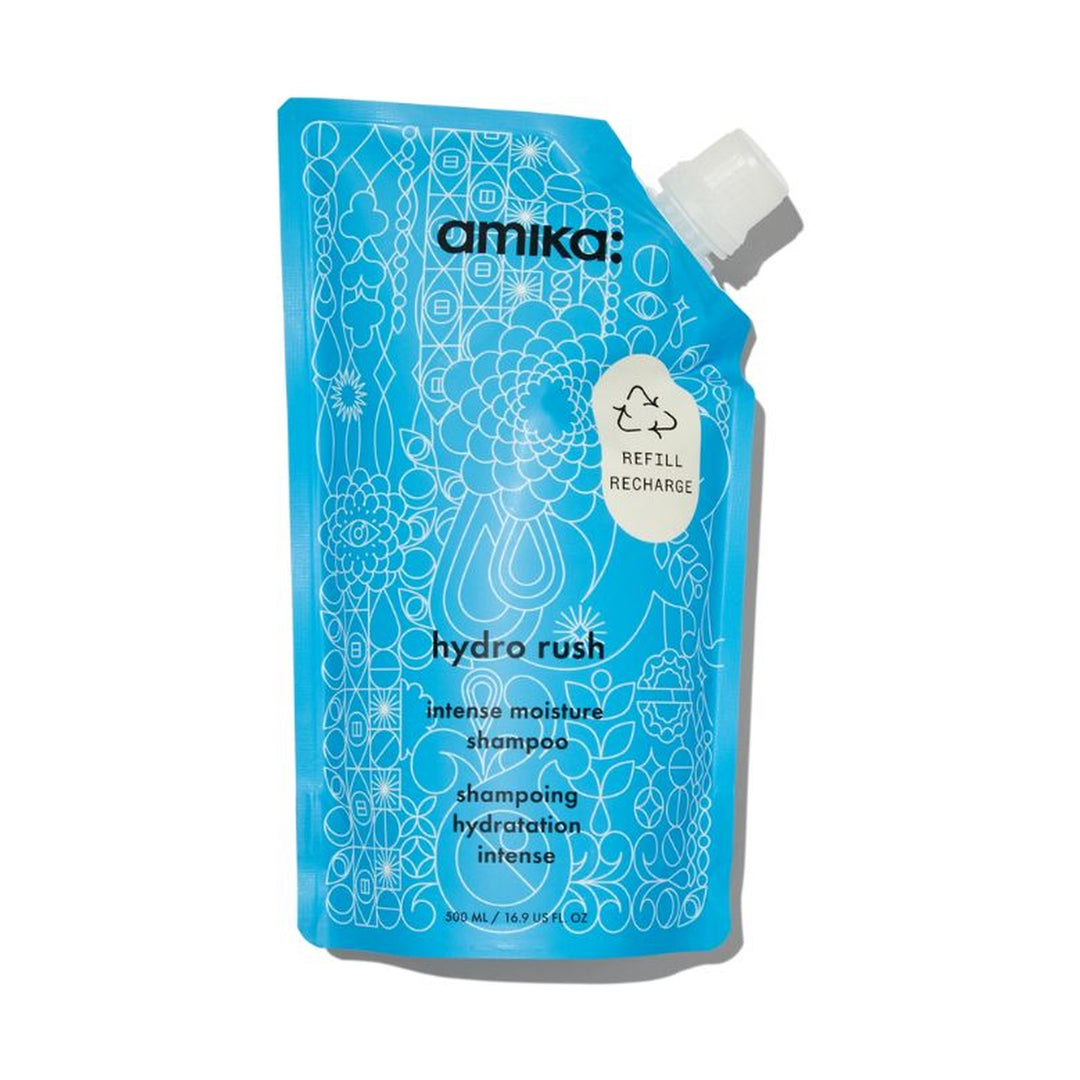 Amika Hydro Rush Intense Moisture Shampoo 16.9 oz (500 ml) Refill
