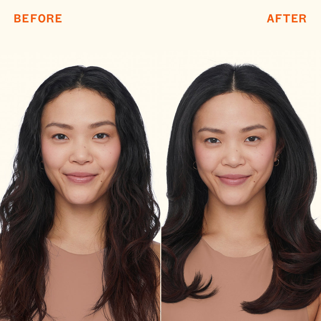 Amika Perk Up Dry Shampoo - before and after