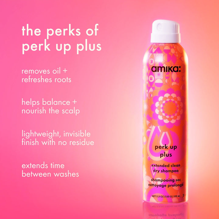 Amika Perk Up Plus Extended Clean Dry Shampoo - benefits