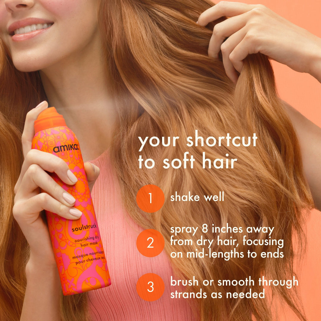 Amika Soulstruck Nourishing Dry Hair Mask - how to use