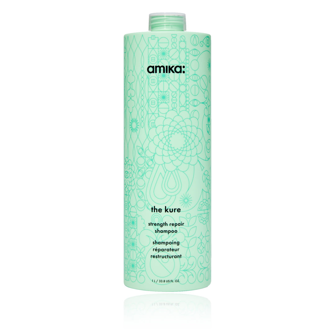Amika The Kure Strength Repair Shampoo 33.8 oz (1000 ml)