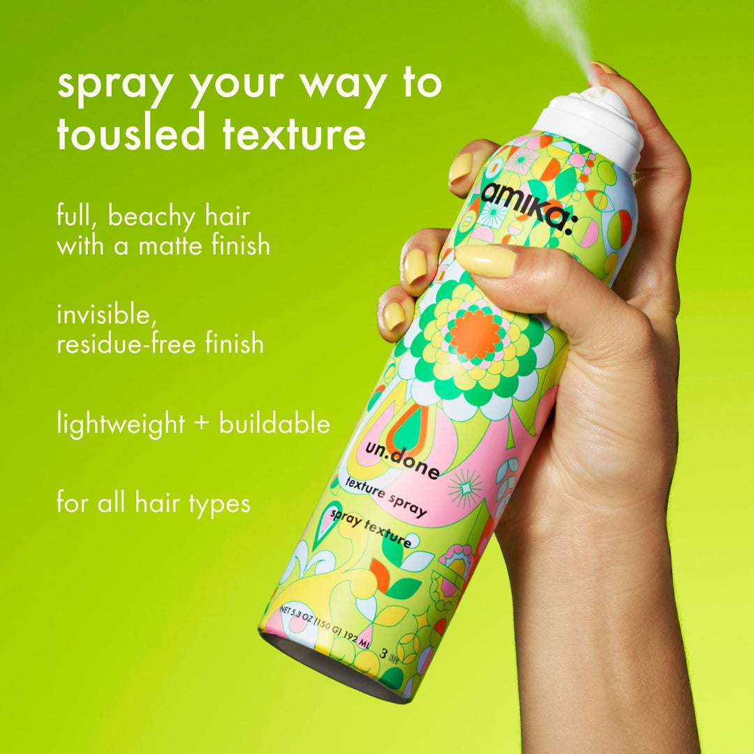 Amika Un.Done Volume and Matte Texture Spray - benefits