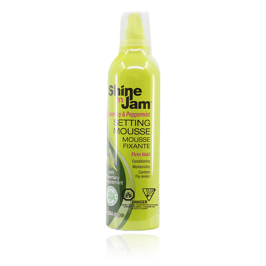 Ampro Shine 'n Jam Rosemary & Peppermint Setting Mousse 12 oz (355 ml)