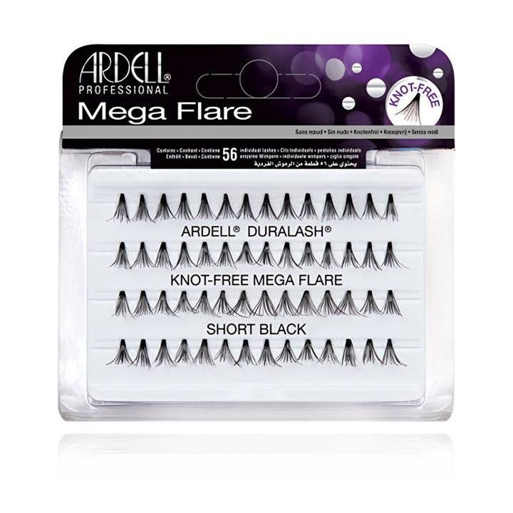 Ardell Knot-Free Mega Flare Individual Lashes Short