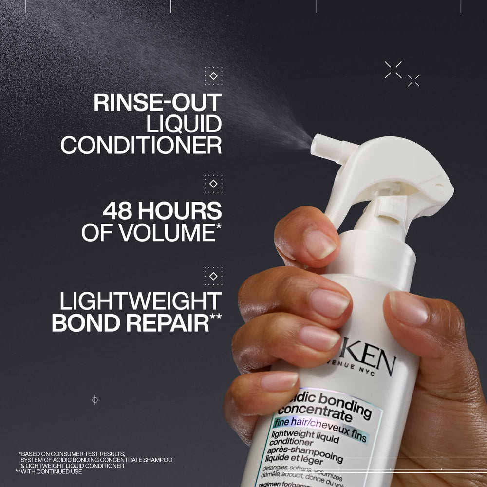 Redken Acidic Bonding Concentrate Lightweight Liquid Conditioner - rinse-out liquid conditioner, 48 hours of volume, lightweight bond repair