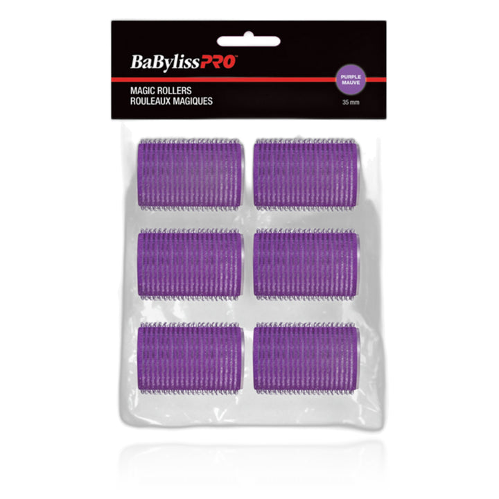 BaBylissPRO Self-Gripping Magic Rollers 35 mm Purple