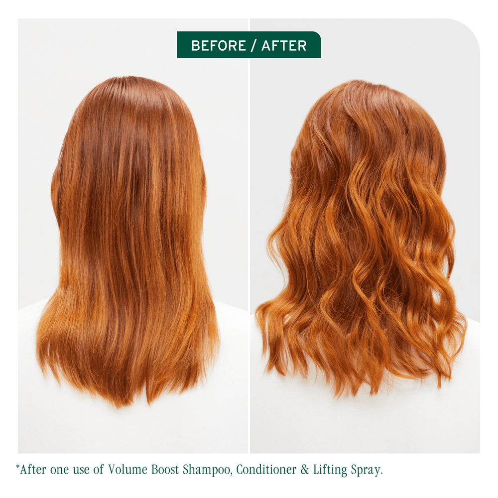 Biolage Volume Boost Root Lift Spray - before and after one use of the Volume Boost routine