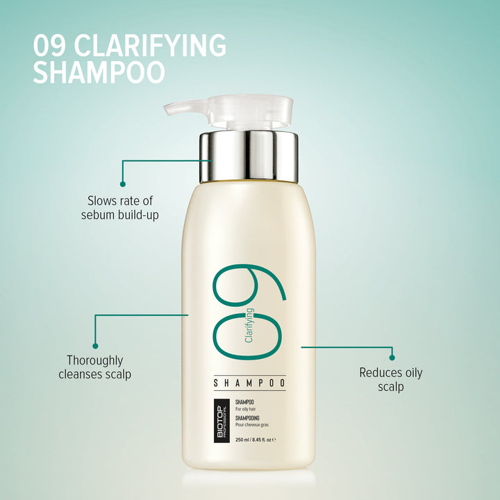 Biotop 09 Clarifying Shampoo - key benefits