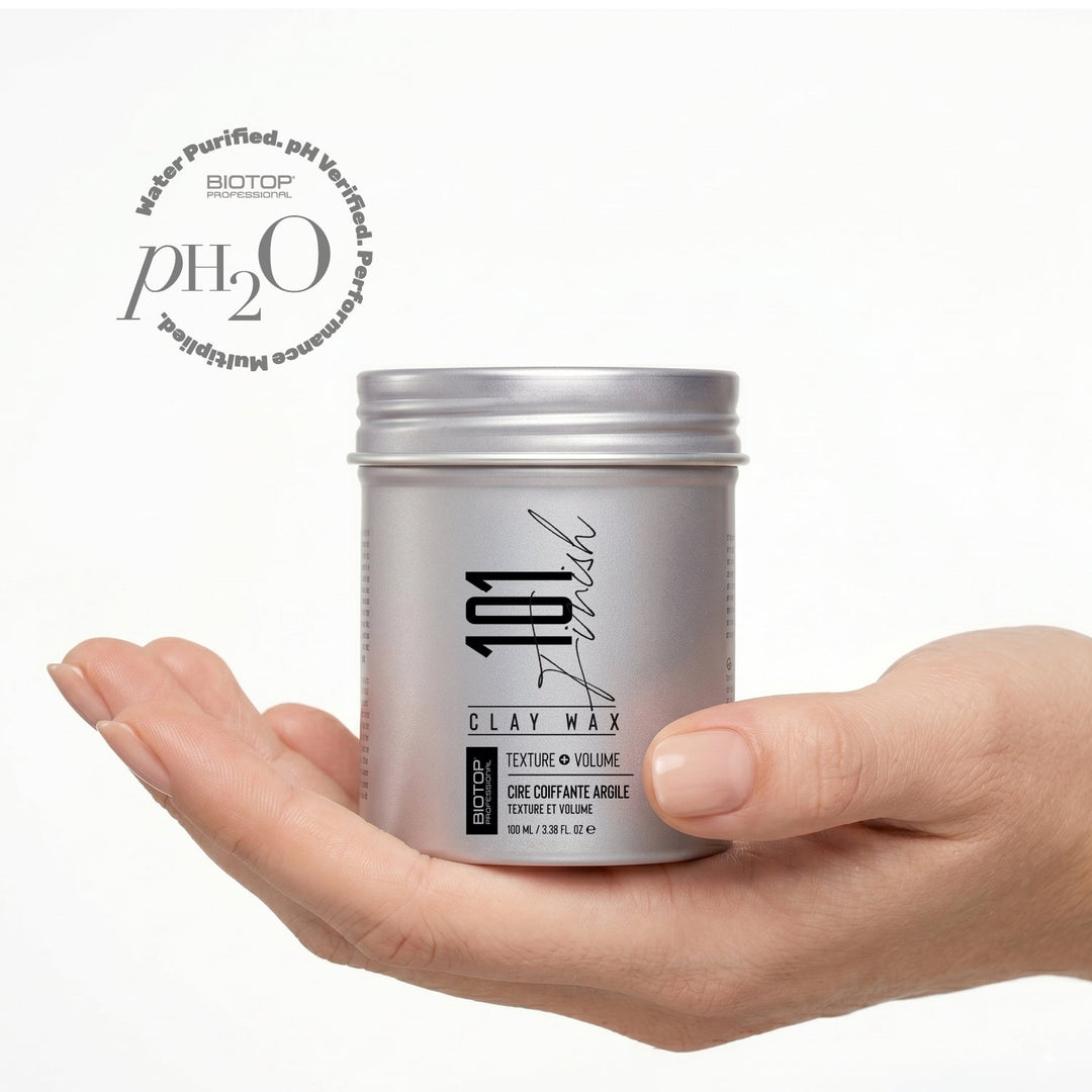 Biotop 101 Create Clay Wax - jar in hand