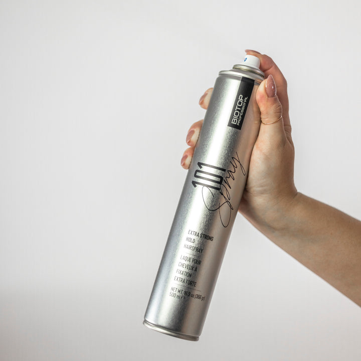 Biotop 101 Create Extra Strong Hold Hairspray - can in hand
