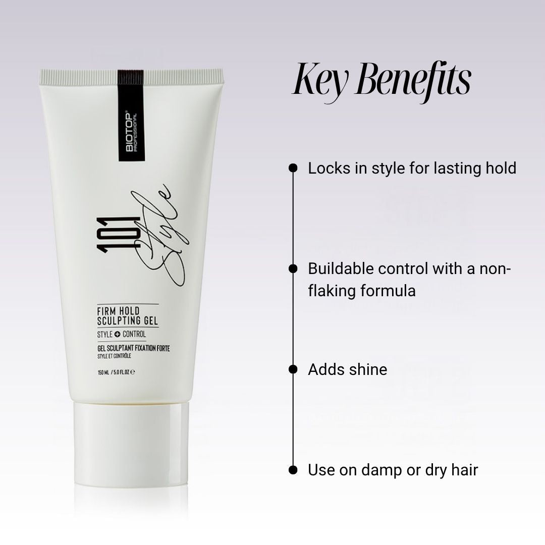 Biotop 101 Create Firm Hold Sculpting Gel - key benefits