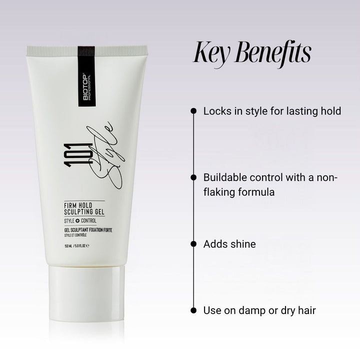 Biotop 101 Create Firm Hold Sculpting Gel - key benefits