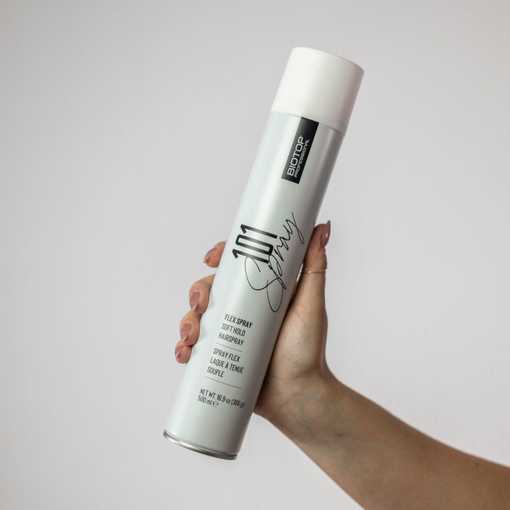 Biotop 101 Create Flex Spray Hairspray - can in hand