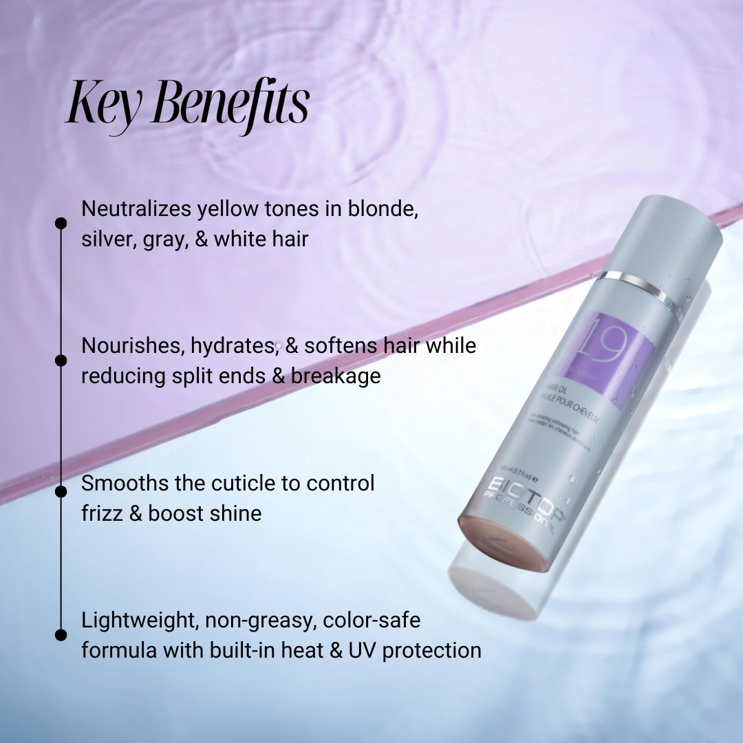 Biotop 19 Pro Silver Hair Oil - key benefits