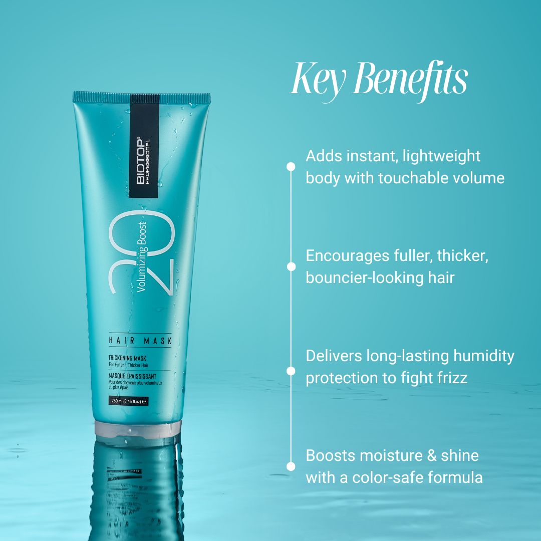 Biotop 20 Volumizing Boost Hair Mask - key benefits