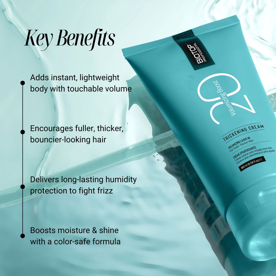 Biotop 20 Volumizing Boost Thickening Cream - key benefits
