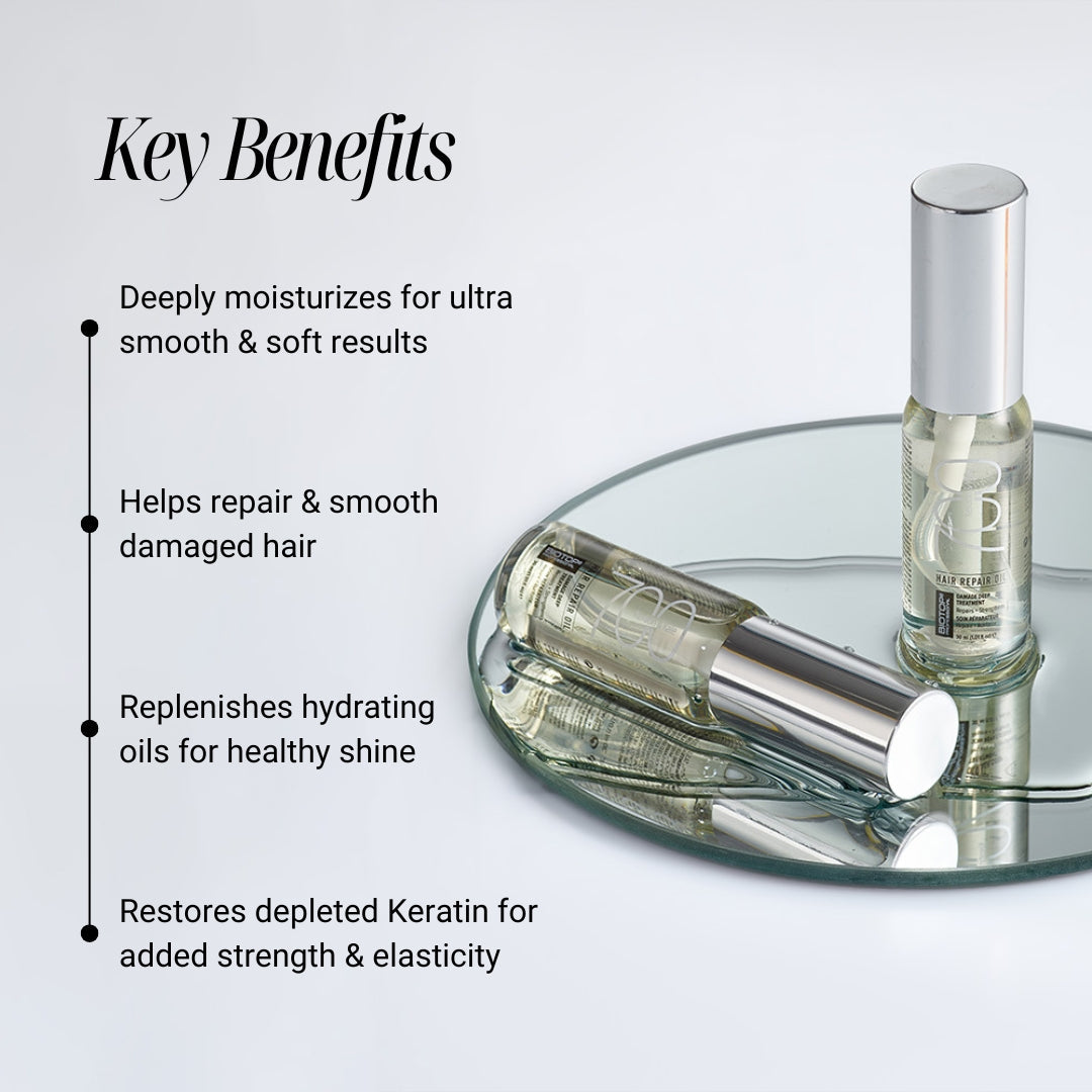 Biotop 700 Keratin & Kale Hair Repair Oil - key benefits