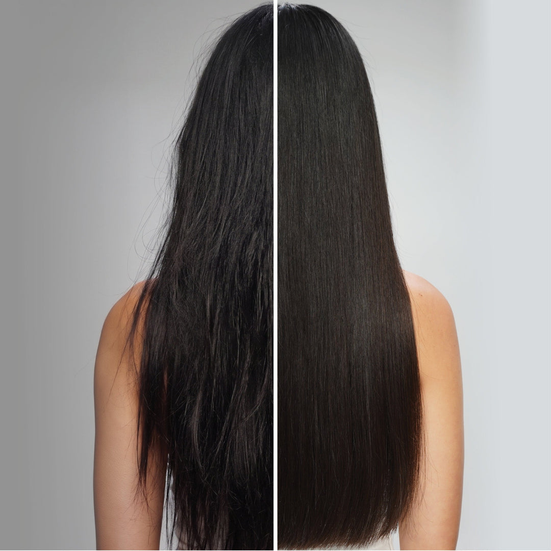 Biotop 700 Keratin & Kale - before and after