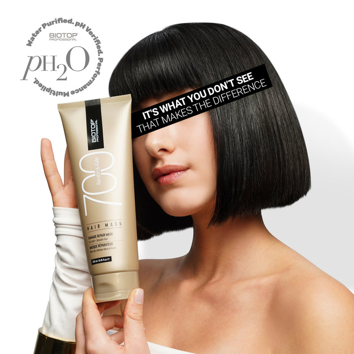 Biotop 700 Keratin & Kale Hair Mask - model with the 250 ml tube