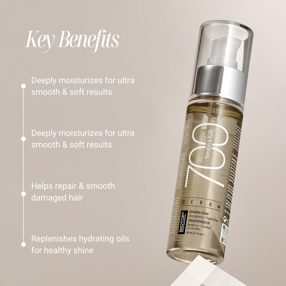 Biotop 700 Keratin & Kale Serum - key benefits