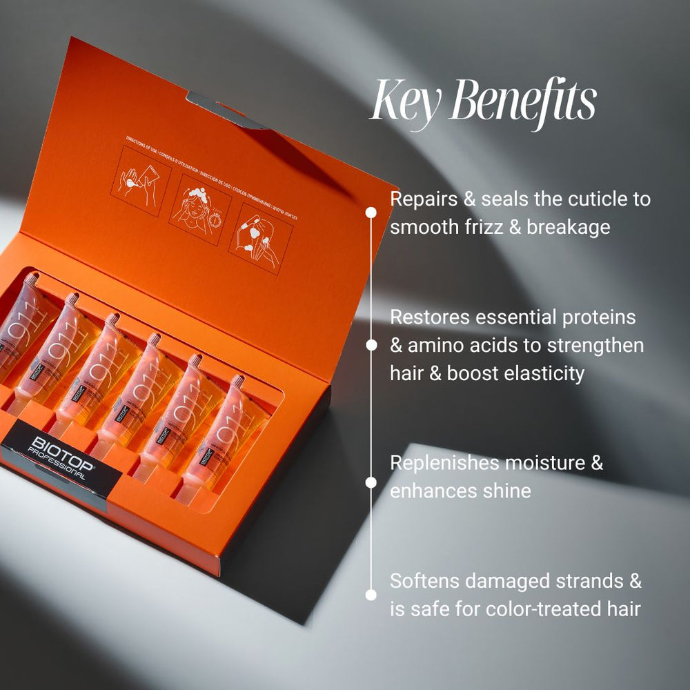 Biotop 911 Quinoa Hair Repair Oil Treatment - key benefits
