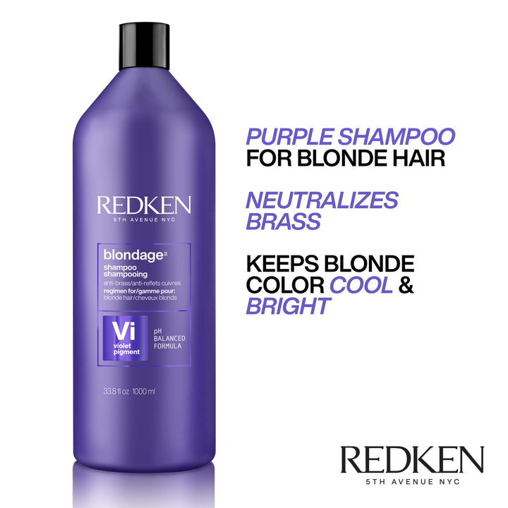 Redken Blondage Shampoo - neutralizes brassy yellow tones