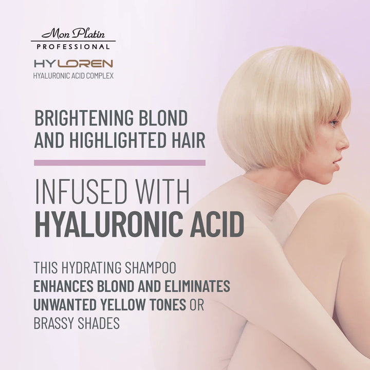 Mon Platin Hyloren Blonde Highlights Shampoo - brightens blonde and highlighted hair