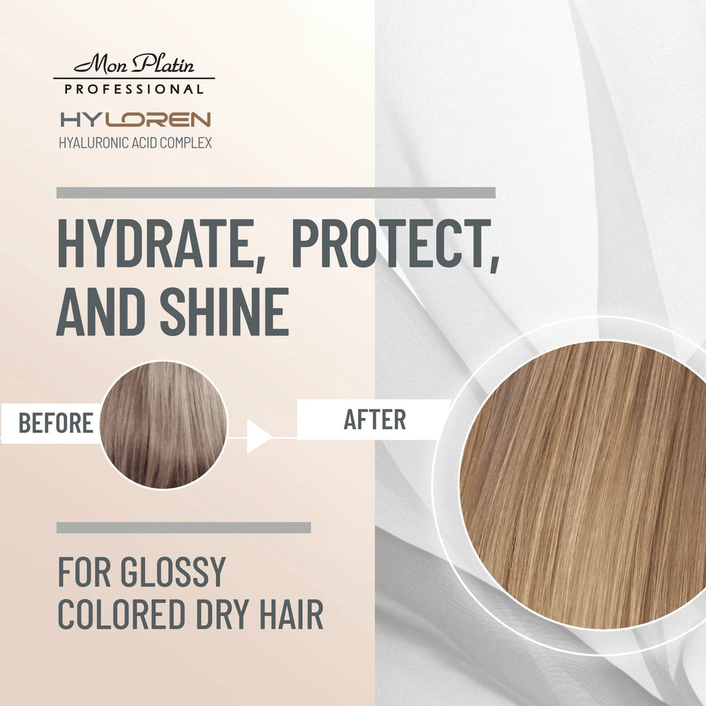 Mon Platin Hyloren Color Save Dream Hair Spray - protection from heat styling, color fading, humidity and sun exposure