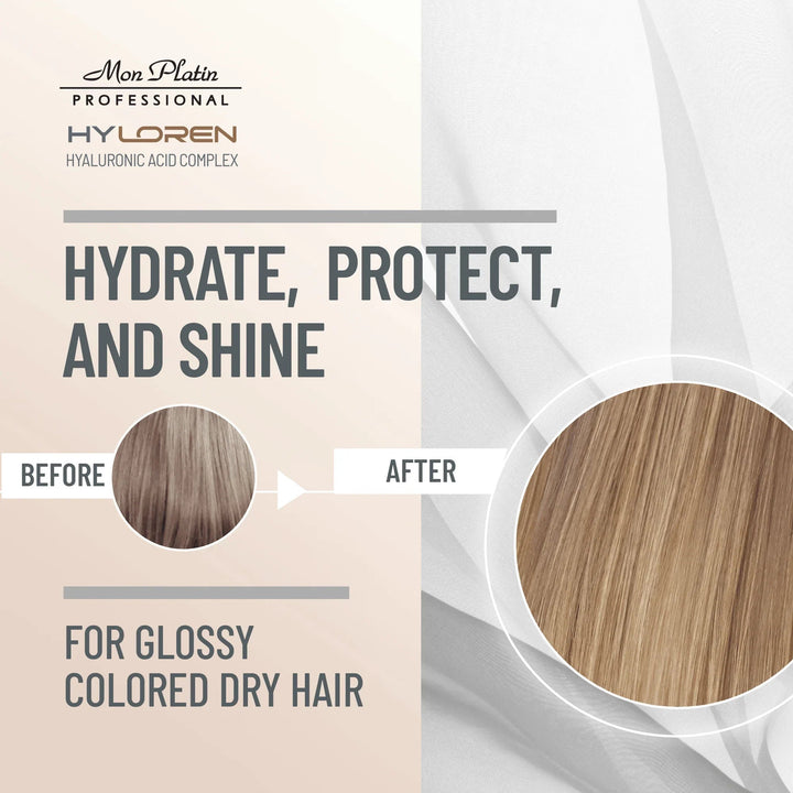 Mon Platin Hyloren Color Save Dream Hair Spray - protection from heat styling, color fading, humidity and sun exposure