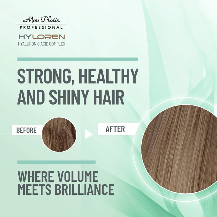 Mon Platin Hyloren Boosting Hair Shampoo - before and after